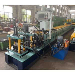 12 Meters/Min Garden Fence Rail Roll Forming Machine 7.5KW Motor Power