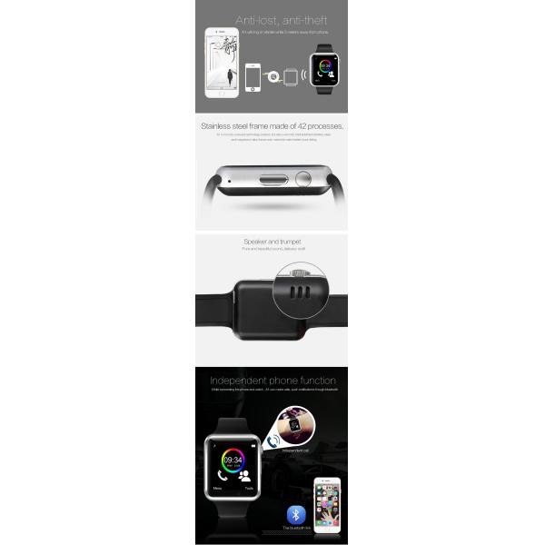 Smart Watch A1 Smartwatch For Android IOS Phone Women BLE Watch With Retail Box Spain Market