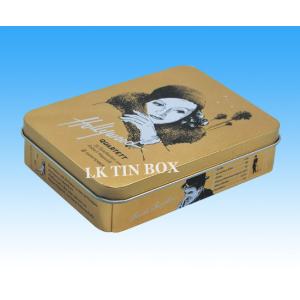 Large Hinged Rectangular Tin Box Cake Biscuit Chocolate Cookies Tin Box