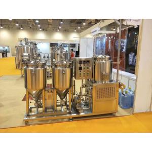 Wholesale Electric Heating Home Beer Brewing Equipment , Manual Micro Brewery System from china suppliers