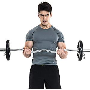 olympic weight lifting ez curl bar for 2" plates, olympic weightlifting bar