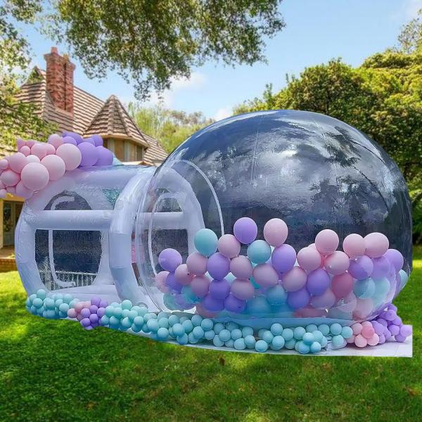 Custom Artwork Supported Outdoor Inflatable Bubble House for Events Parties and