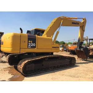 China 6 Cylinders 22 Ton Used Komatsu Excavator For Road Construction PC220LC-7 on sale