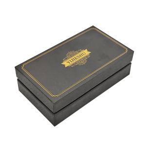 Gold Stamping 2 Piece Luxury Soap Packaging Box Custom Design Gift Box Lid And