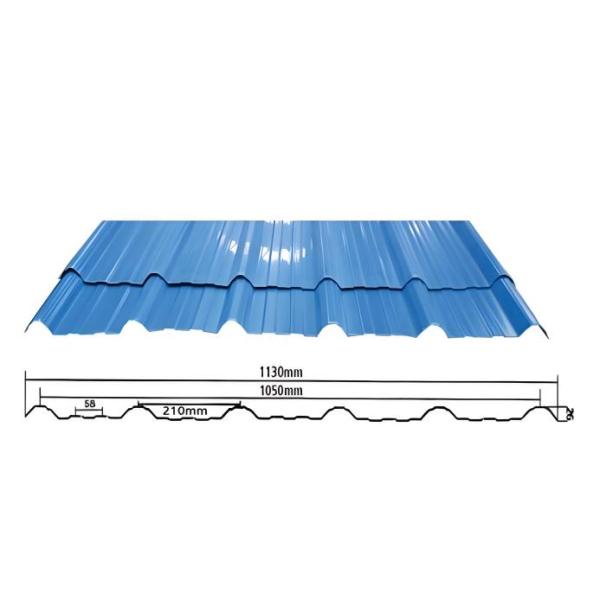 White 1130mm UPVC Roofing Sheets Plastic Roof Sheet Thermal Insulation Solution Tailored For Commercial Center Roofing Needs