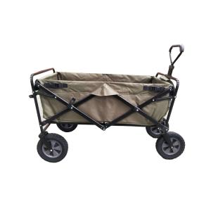 Easy Carrier Foldable Wagon Cart Gardening Convenient 4 Wheel Folding Wagon