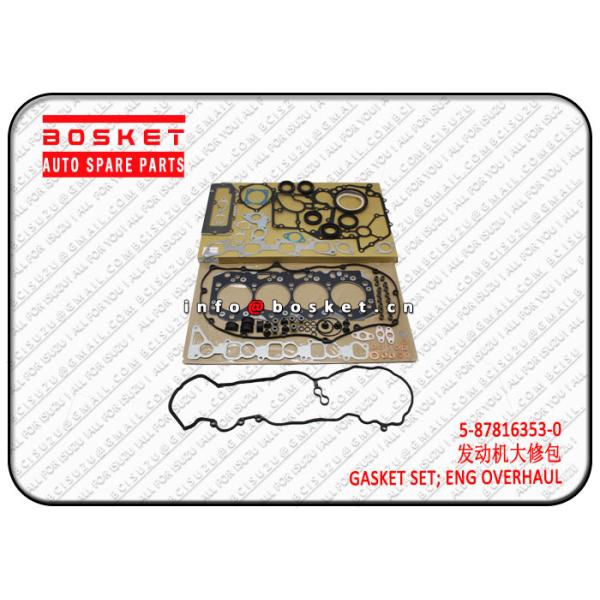 Isuzu 4JJ1T Engine Overhaul Gasket Set 5878163530 5-87816353-0