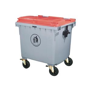 Eco friendly garbage 1100 liter waste bin