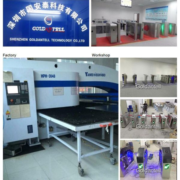 Stainless Steel Automatic Door Bidirectional Remote Control Security Turnstile Access Price Entrance Gate Pedestrian