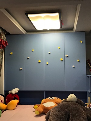 Blue Sky Rubber Kids Furniture Knobs PVC Cupboard Yellow Knobs Soft Plastic Yellow Star Cabinet Knobs