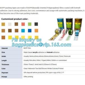 bopp tape rolls duct tape 48mmX100m adhesive tape,Strong stick Super clear BOPP