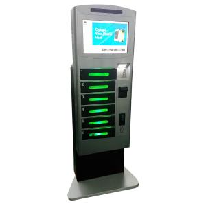 Library Indoor Model Cell Phone Charging Lockers , Mobile Charging Station For