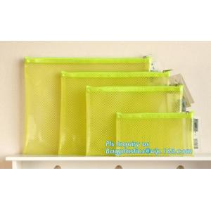A3,A4,A5,B4,B5,B6,B8 file folder clear mesh bag printed logo document folder