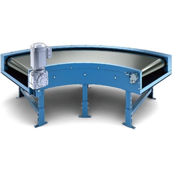 Carton Weight 50Kg Curved Conveyor System Customized ASRS Warehouse