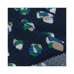 wholesale RECYCLED POLY ISLAND DOT silk like jacquard 100% RPET fabric