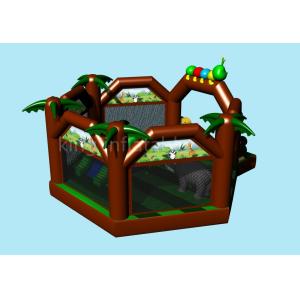 6x6m Pvc Tarpaulin Bounceland Inflatable Party Castle Bounce House