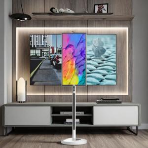 IBoard 27 32 Inch Android 13 In-Cell Touch Panel Smart Tv Lcd Touch Screen Monitor Rollable Moveable Stand Rotate with Battery