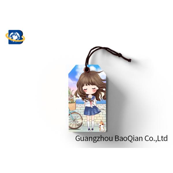 Cartoon 3D Picture Custom Printed Hang Tags , Personalized Hang Tags For