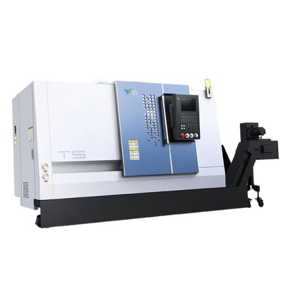 SMTCL Metal Lathe Milling Machine Combo T5.1-500Q Fanuc Control CNC Turning