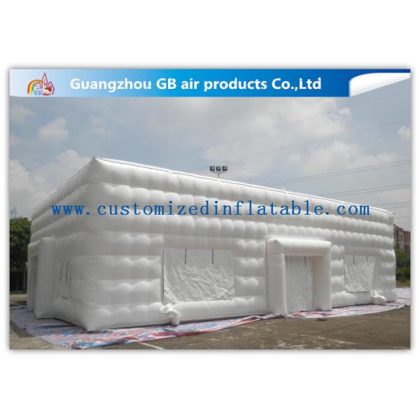 Anti - UV Large Inflatable Cube Marquee White Advertising Inflatable Tent