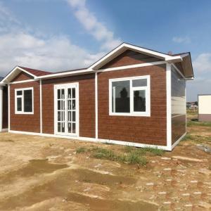 Steel Door Mobile House Modular Home Prefab Container With Glass Curtain Wall