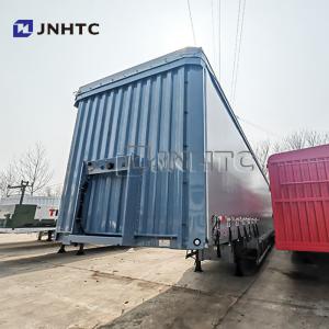 4 Axles 40FT Side Curtain Trailer with 60tons for Drink and Cargo Side Curtain