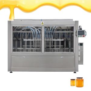 Automatic Servo Motor Piston Honey Filling Machine Honey Dispenser Line With PLC