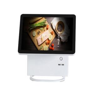 Store White Color Win 10 OS Pos Cash Register With Aluminium Alloy Housing
