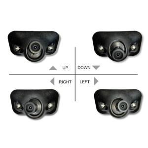 Spy multi angle car front rear view camera with 3M Sticker VHB Mount for car