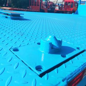 Dongfeng 20ft 20 Foot Flatbed Container Lorry Carrier Moving Hauling Transport