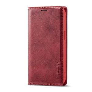 China Wallet Phone Case Iphone Leather Case Red Phone Case Modern Style on sale
