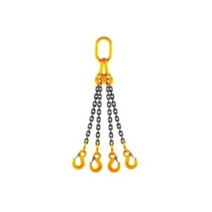 2t Working Load Limit Chain Sling Triple Leg with Safety Hooks