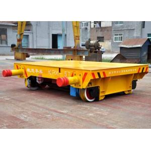 Small platform industrial rail mounted rail coil car with lifting device