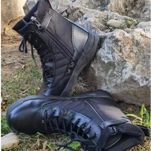 Customization Durable Black Boots Tactical Combat Boot Men Leather Military