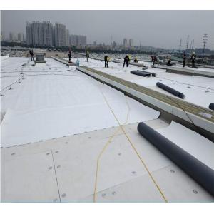 Polyester Fabric Reinforced PVC Sheet Waterproof Membrane Customized