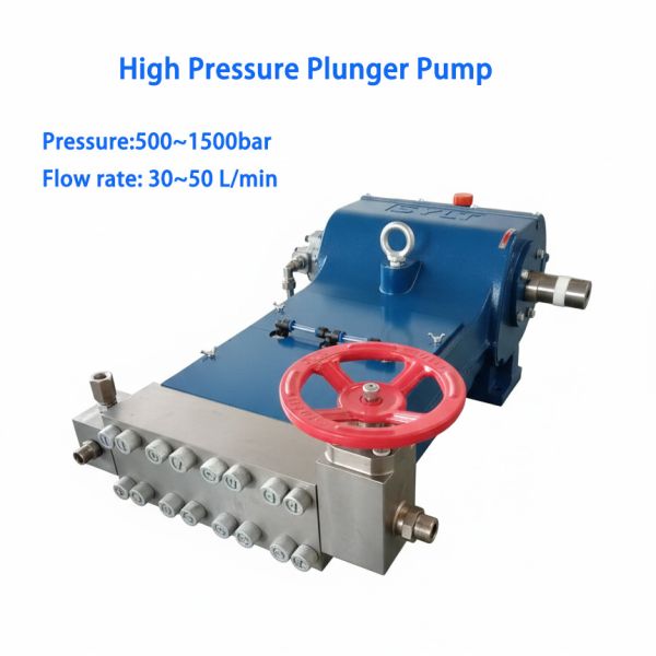 Quality 90 kw 1000bar High Pressure Piston Pump with Precision Plunger System for Industrial Water Jetting for sale