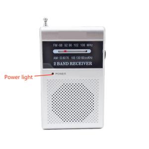 Certified XIBOMAN OE-1202 Portable FM AM Radio with Pocket Mini Size and ABS