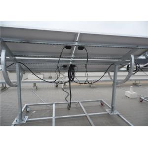 Adjustable Tilt Solar Panel Rail Mounting System , Al6005 PV Solar Mounting
