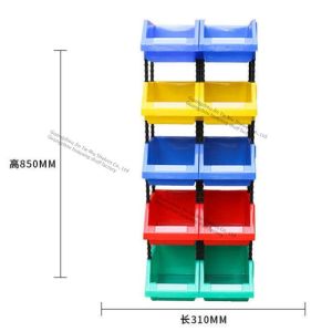 Hanging Stackable Plastic Bins 50kg Stacking Storage Boxes