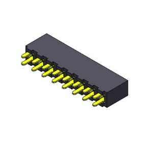 Female Header Connector 3.96mm Single Row DIP TYPE 1*2PIN To 1*24PIN H=8.89mm