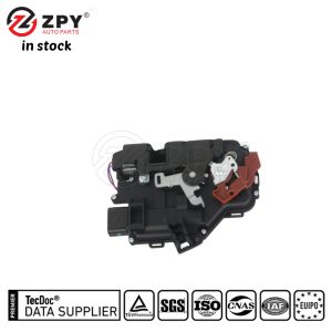 ZPY Front Left Door Lock Mechanism 4E1837015 for VW Audi Porsche