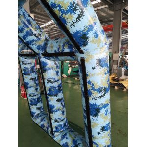 Camouflage Color PVC Inflatable Fabric For Military Inflatable Fixture