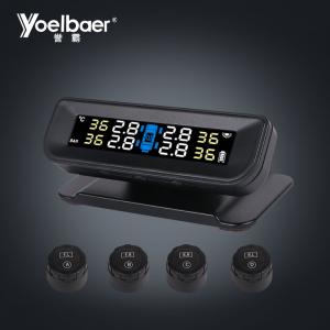 China Wireless Tire Gauge TPMS Monitoring System / Solar Power TPMS Tire Pressure Sensor System on sale