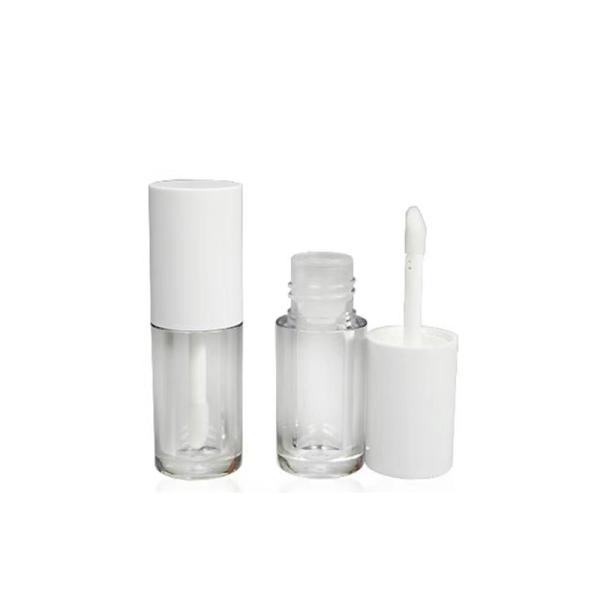 Wholesale Custom 3.5G Empty Lipstick Tube With Rubber Seal Screw Closure Plastic Lip Balm Tube for Cosmetic Container Packaging