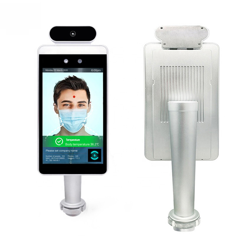 Ethernet And Wireless Face Recognition Infrared Thermometer With LCD Display