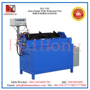 feeding and testing macine for electric heater