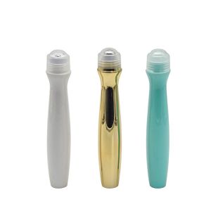 Pearl White Plastic Deodorant 15ml Empty Roll On Bottles