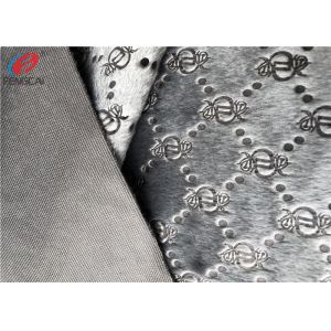 Glue Printed Plush Velboa 150d Polyester Velvet Upholstery Fabric