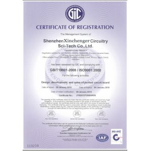 Shenzhen Xinchenger Electronic Co.,Ltd Certifications