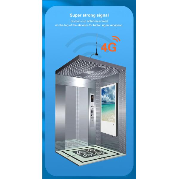21.5 Inch 4G Elevator Screen Advertising Display Digital Signage 1920x1080 Resolution
